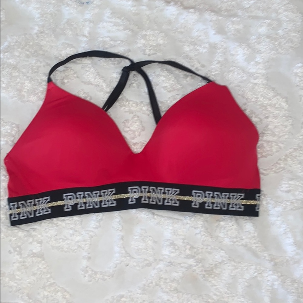 Victoria’s Secret pink bra